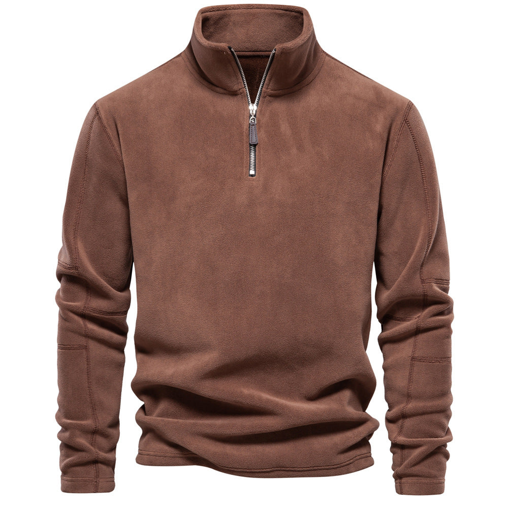 Sweat-shirt tendance à col montant