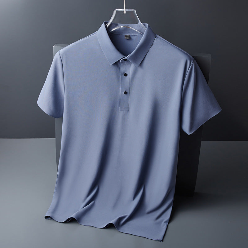 T-shirt d’été pour homme en soie glacée