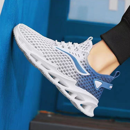 Baskets pour homme à lacets en maille