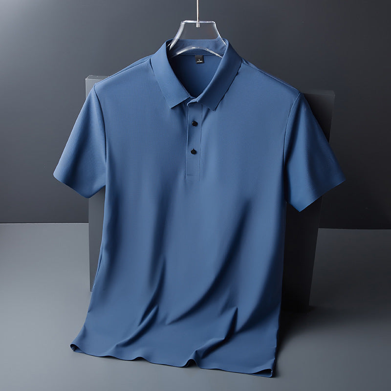 T-shirt d’été pour homme en soie glacée