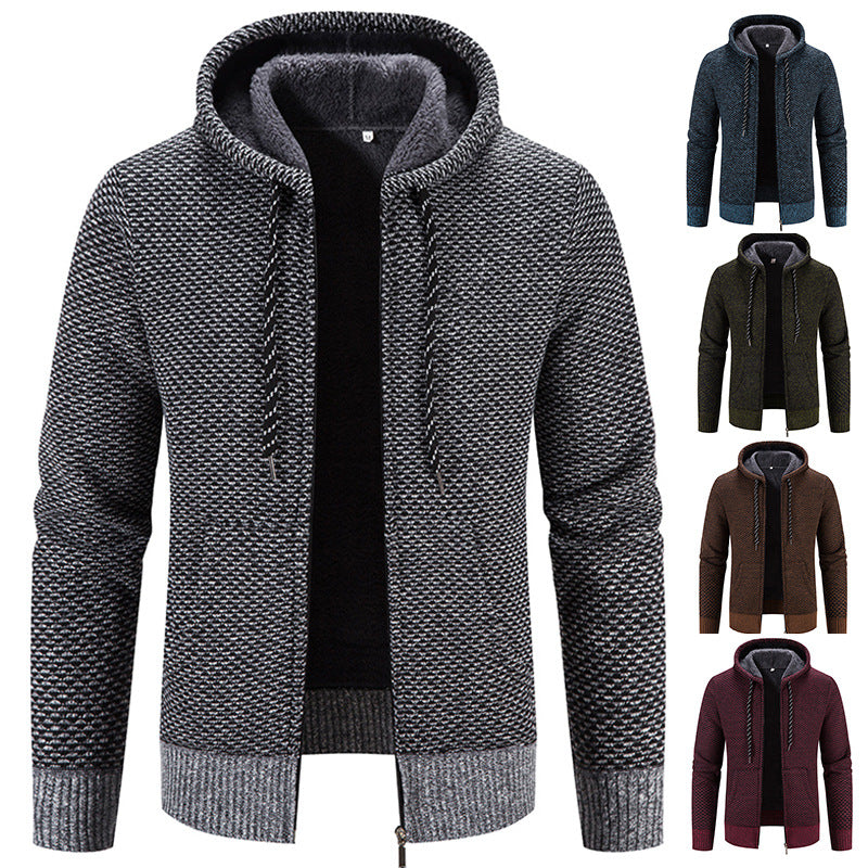 Manteau d'hiver, équipé d'une cagoule pour garder la chaleur