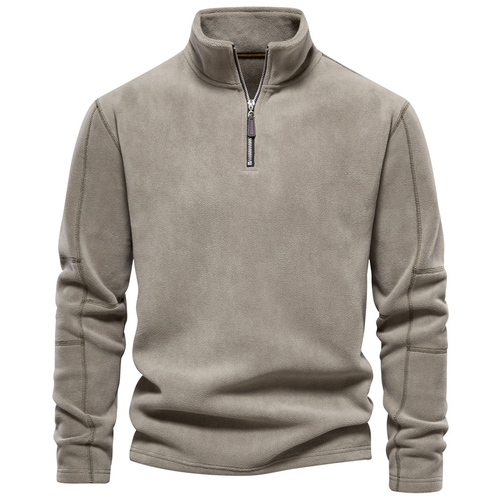Sweat-shirt tendance à col montant
