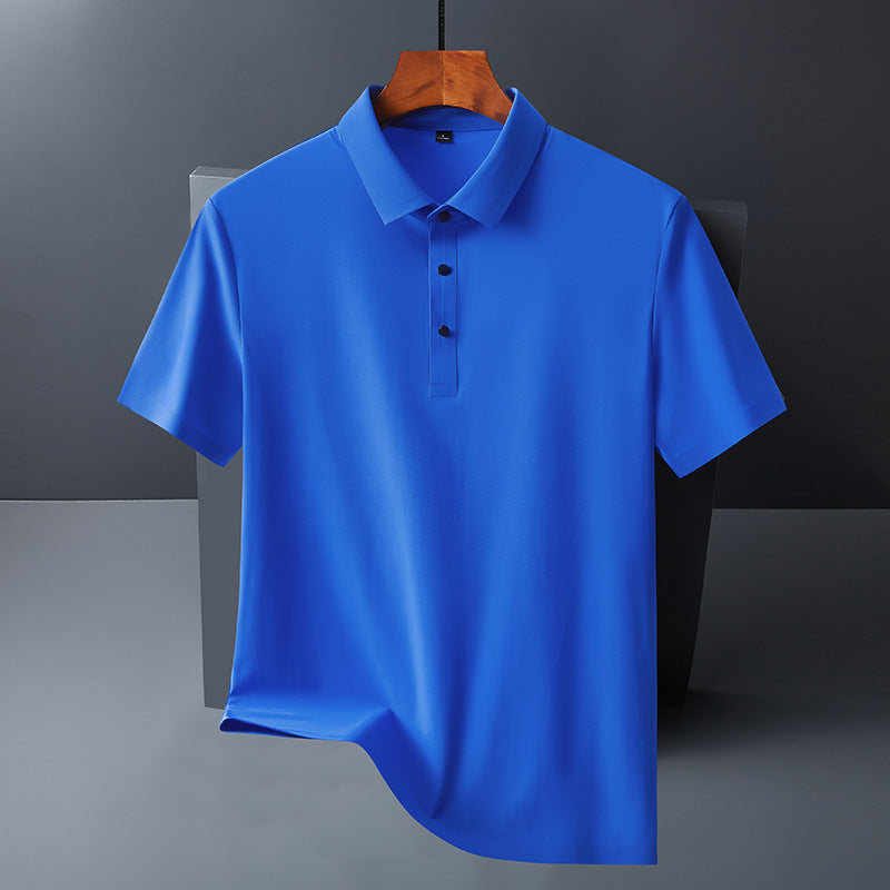 T-shirt d’été pour homme en soie glacée