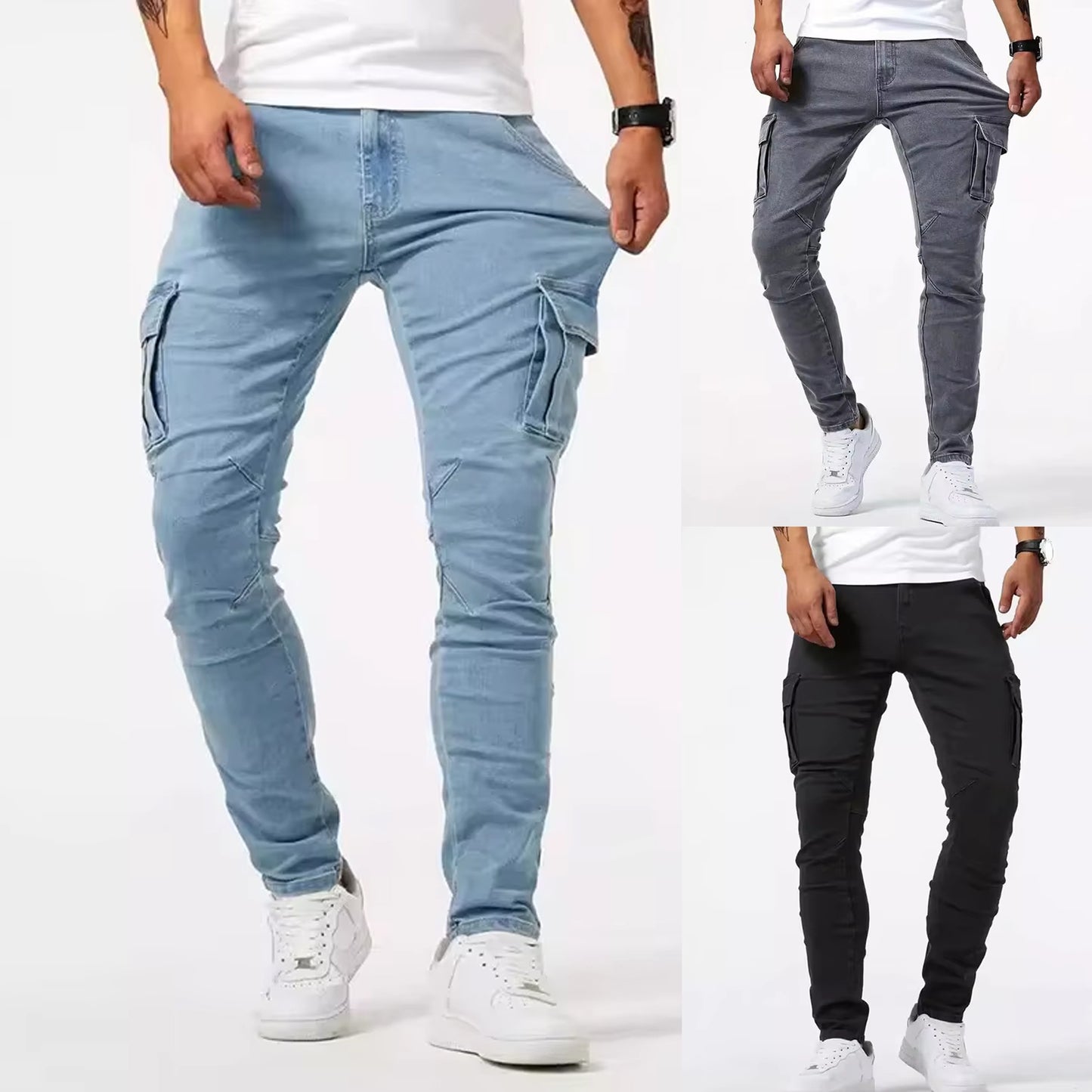 Pantalon cargo décontracté
