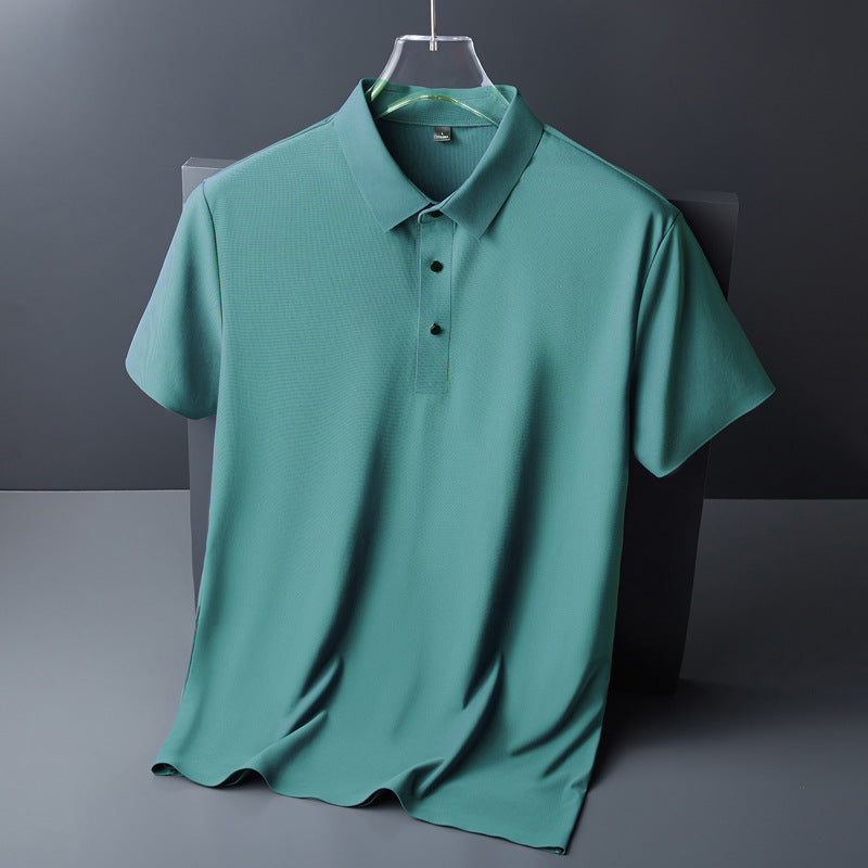 T-shirt d’été pour homme en soie glacée